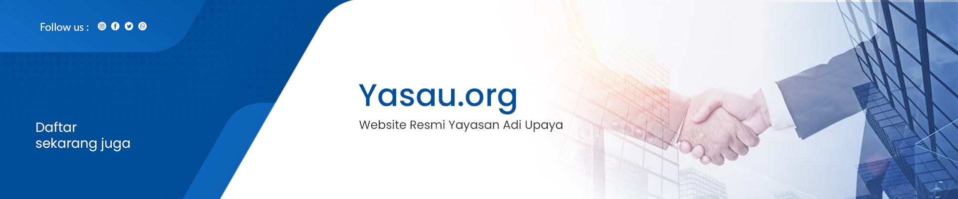 Yayasan adi upaya - subheader