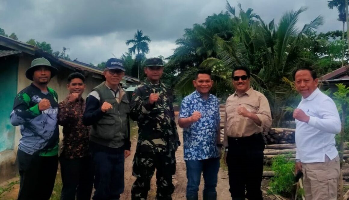 Ketum meninjau aset lahan yasau di jonggol bogor