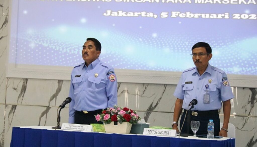 Kunjungan Kerja Ketum Yasau Ke UNSURYA Jakarta