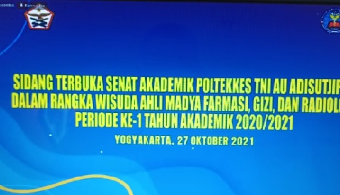 Wisuda ahli gizi Poltekes TNI AU
